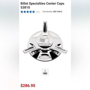 Billet Specialties Center Caps 53810